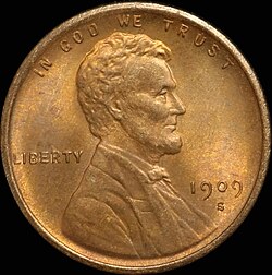 Side-by-side comparison of common 1909 penny versus rare 1909-S VDB wheat penny showing mint mark and VDB initials